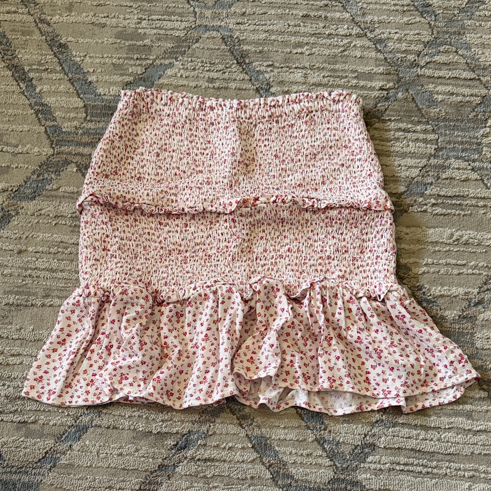 American Eagle tiered ruffled mini skirt